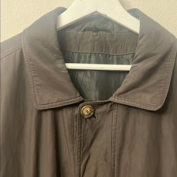 Ralph Lauren Brown Wool Blend Trench Coat (missing inner part) 314 - Picture 2 of 11